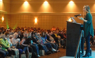 Alicia Silverstone speaks at the 2015 VegFest, a celebration of vegan and vegetarian lifestyles